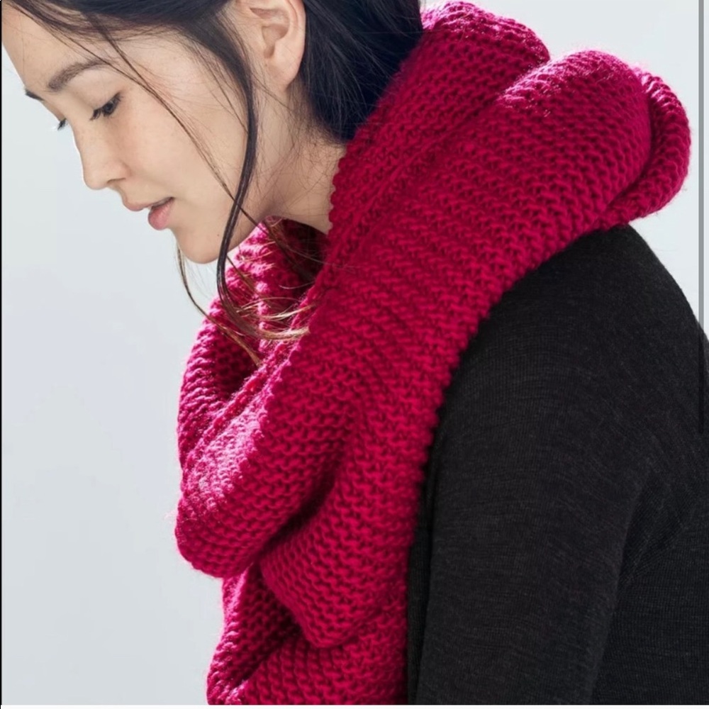 Zara Double Layer Snood Infinity Scarf
